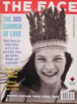 Kate Moss in Corinne Day photograph on cover of the Face in July 1990