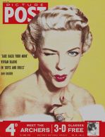 Vivian Blaine from the London stage adaption of the musical Guys and Dolls on the cover of Picture Post in 1953
