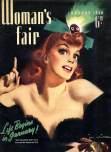 Woman's Fair from January 1940 filled with content from the US, including a Jon Whitcomb cover illustration