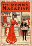 The Penny Magazine shows itself being sold from what looks like a railway station stall in 1904