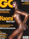 Cute cover-up: Naomi Campbell on the cover of GQ in April 2000