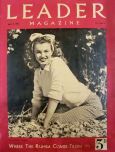 Leader magazine led the world in putting Marilyn Monroe on its cover in April 1946