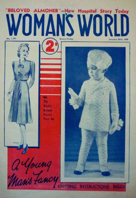 The real thing - Hocknell's children come to life on the cover of Woman's World in January 1940