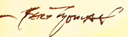 Bert Thomas's signature from the Humorist, 25 December 1939