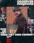 The Observer Magazine cover shows Alexei Sayle as the Hitler diaries forger in the 1991 TV series Selling Hitler