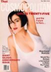Madonna on the front cover of Cosmopolitan magazine in the US for May 1990