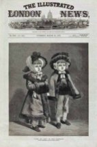 Kate Greenaway painting called 'Darby and Joan' on Illustrated London News in 1878